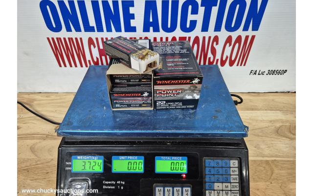 LOT 529 WINCHESTER POWER POINT 22LR APPROX 1000RNDS