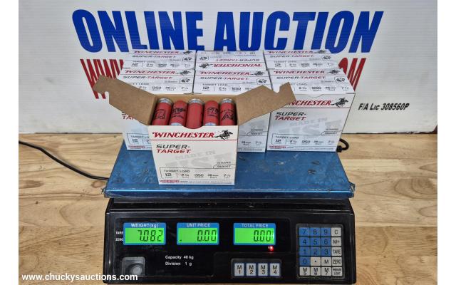 LOT 531 WINCHESTER 12 GA AMMO APPROX 7.082 KG