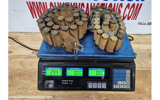 LOT 532 ASSORTED 12 GA AMMO INC AMMO BELTS