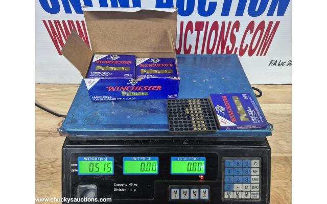 LOT 543 WINCHESTER LARGE RIFLE PRIMERS 0.515 KG