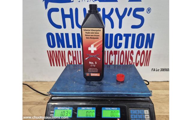 LOT 544 SWISS BLACK POWDER 2F 1.034 KG
