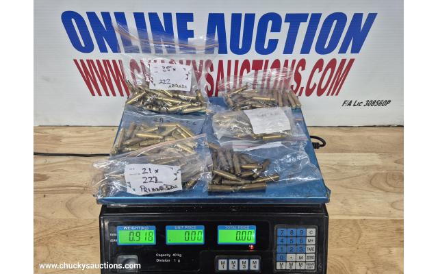 LOT 557 222 BRASS SOME PRIMED