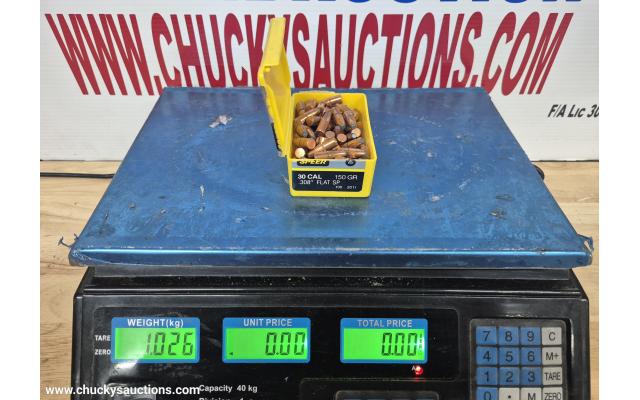LOT 566 SPEER 30 CAL PROJECTILES