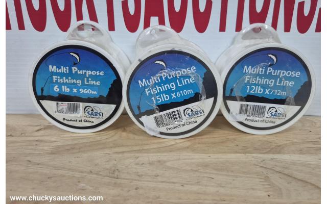 LOT 591 ASSORTED FISHING LINE