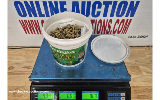 LOT 629 22LR BUCKET 'O' BULLETS APPROX 4.343 KG