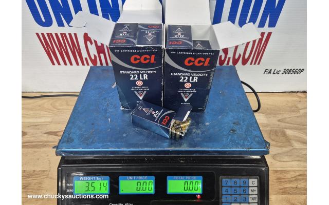 LOT 630 22LR 2X BRICKS OLD CCI STANDARD APPROX 3.514 KG