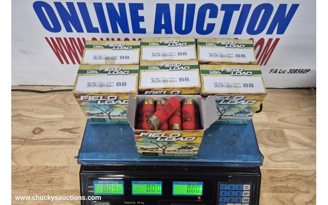 LOT 633 ASSORTED 12GA #BB's APPROX 8.098KG