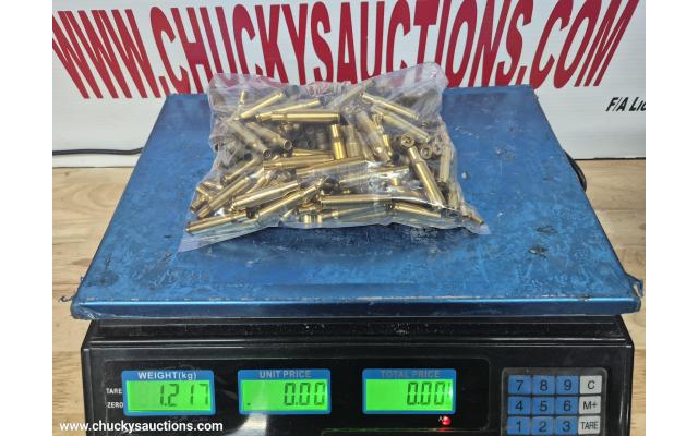 LOT 660 222 BRASS APPROX 1.217 KG