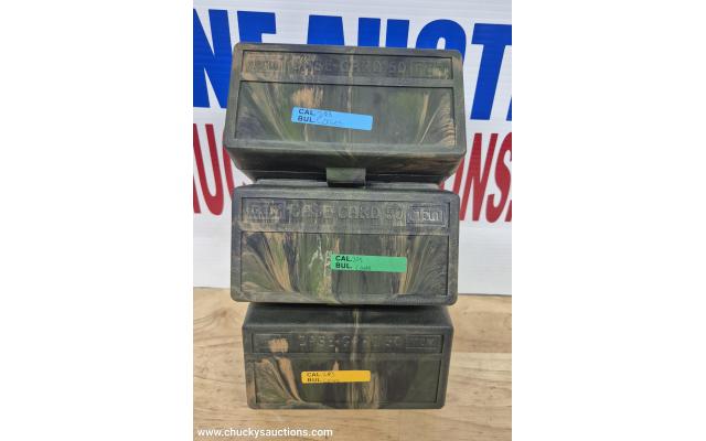 LOT 663 22-250 243 308 AMMO BOXES