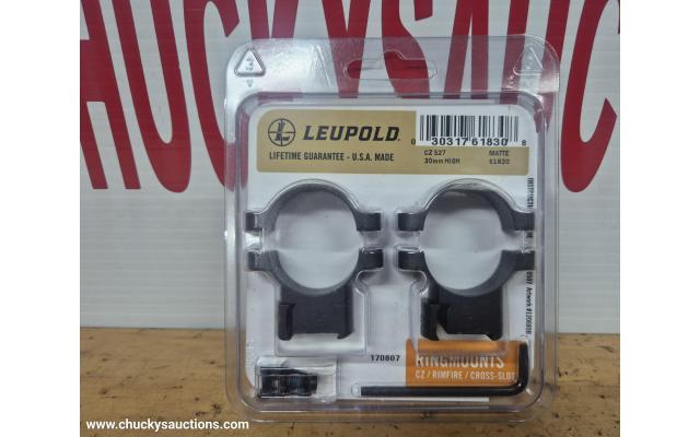 LOT 729 LEUPOLD CZ 30MM HIGH RINGS