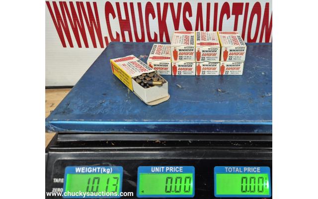 LOT 733 WINCHESTER 22 SHORT AMMO