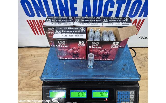 LOT 738 CLEAVER 12 GA 0O BK APPROX 125 RNDS