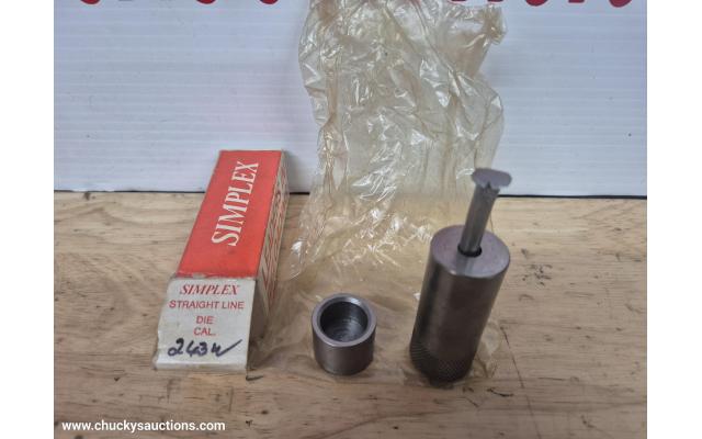 LOT 756 243 SIMPLEX STRAIGHT LINE DIE