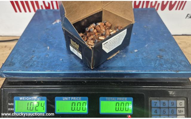 LOT 783 NOSLER 38-357 158GR HP APPROX 1.024KG