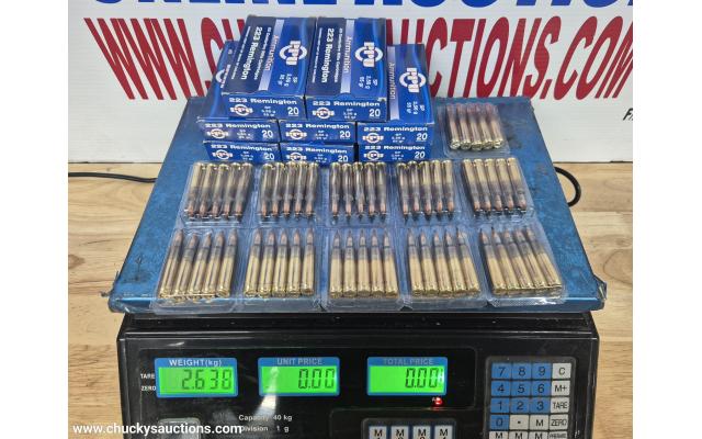 LOT 842 223 AMMO APPROX 2.638KG