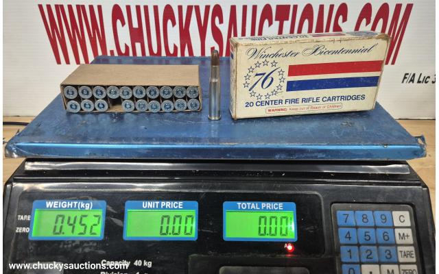 LOT 846 WINCHESTER BICENTENNIAL 30-30 AMMO
