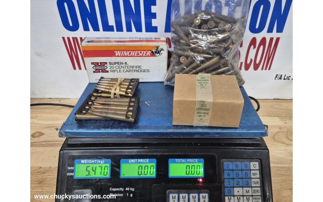 LOT 847 ASSORTED 303 AMMO APPROX 5.470KG
