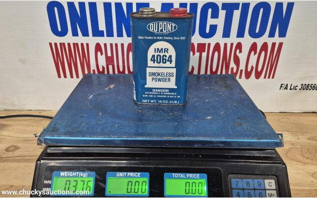 LOT 851 IMR 4064 POWDER APPROX 0.376KG