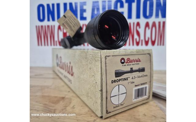 LOT 927 BURRIS DROPTINE 4.5-14X42 AO