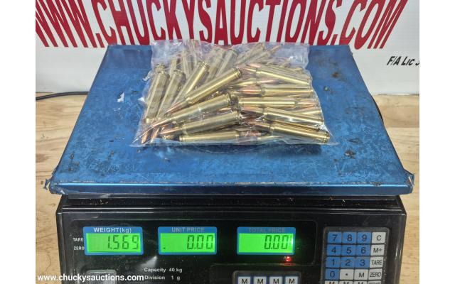 LOT 949 300WM AMMO 180GR APPROX 50 RNDS