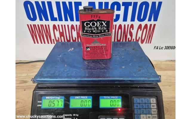 LOT 954 FFF BLACK POWDER APPROX 0.577KG