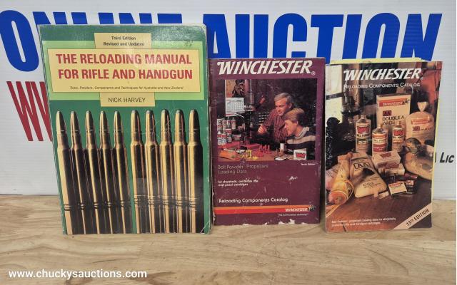 LOT 996 RELOADING BOOKS X3 NEILHARVEY AND WINCHESTER