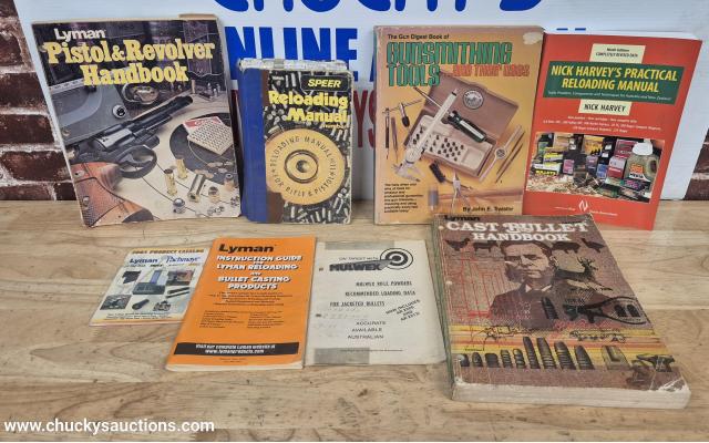 LOT 997 AMMO BOOKS X 6