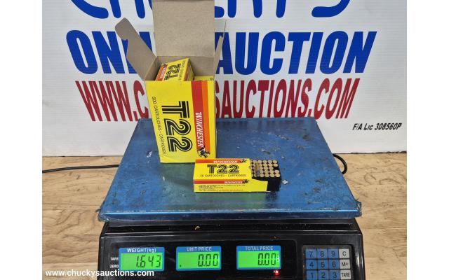 LOT 1045  WINCHESTER T22 22LR APPROX 1.643 KG