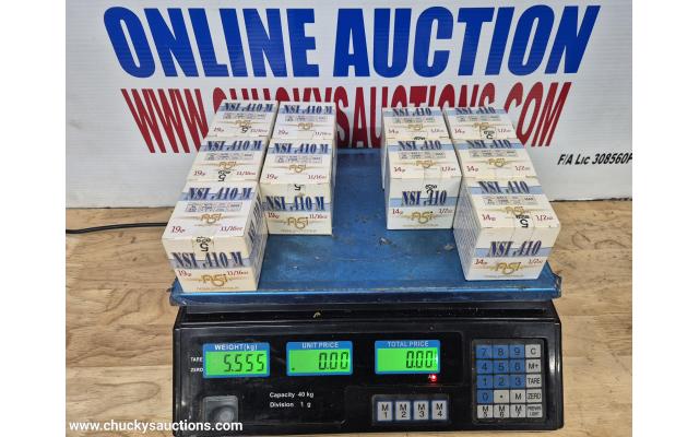 LOT 1047 ASSORTED 410 GA AMMO APPROX 5.555KG