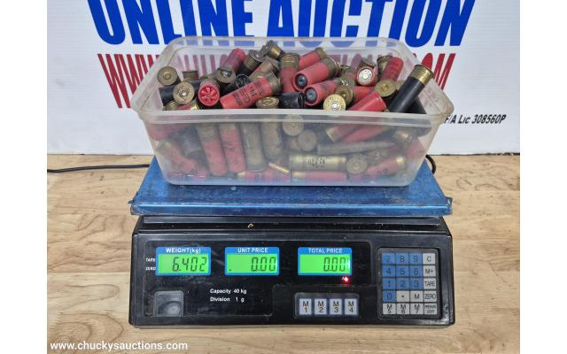 LOT 1048 ASSORTED 12 GA AMMO APPROX 6.402KG