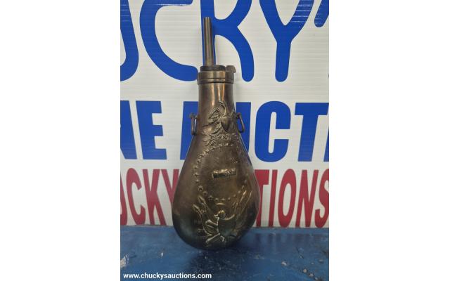 LOT 1083 BLACK POWDER FLASK