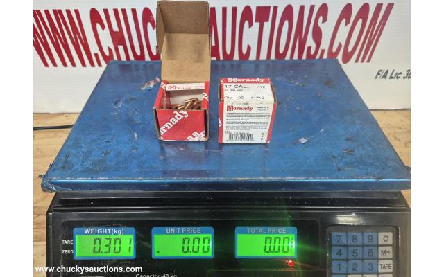 LOT 1084 17 PROJECTILES HORNADY