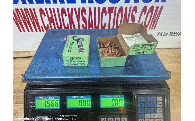 LOT 1086 30-30 PROJECTILES SIERRA