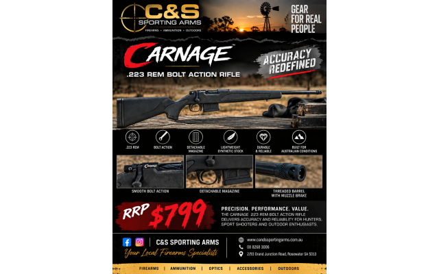 CARNAGE R700 — RRP $799