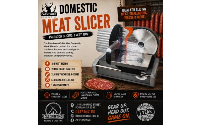 Electric Meat Slicer 180W – 190mm