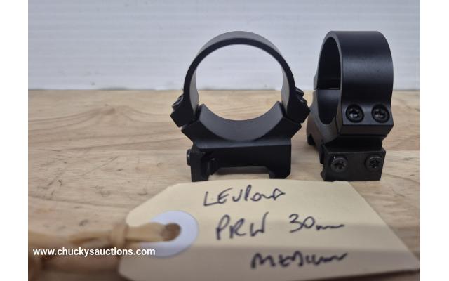 LOT 1144 LEUPOLD 30MM PRW MED RINGS