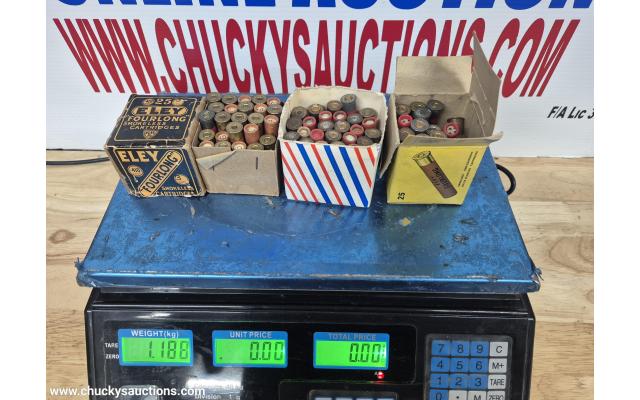 LOT 1153 ASSORTED 410 GA AMMO APPROX 1.118 KG