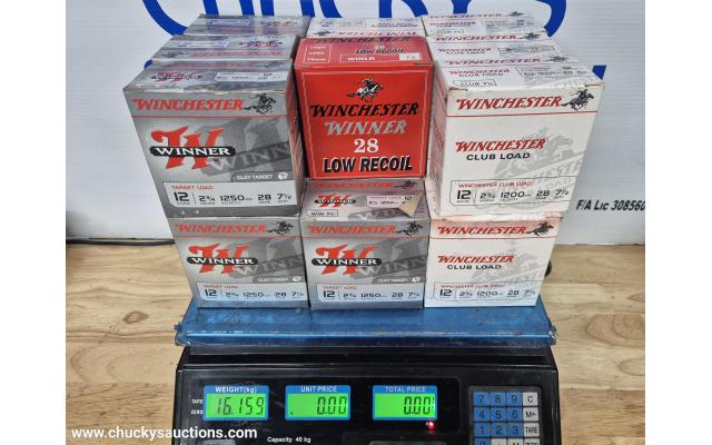 LOT 1154 ASSORTED 12G AMMO APPROX 16.159KG