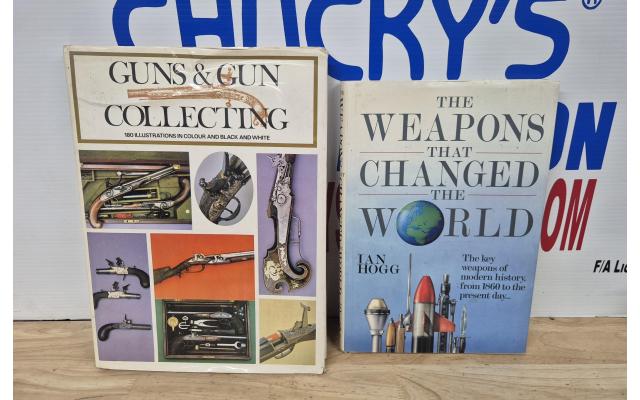 LOT 1195 GUN BOOKS X2