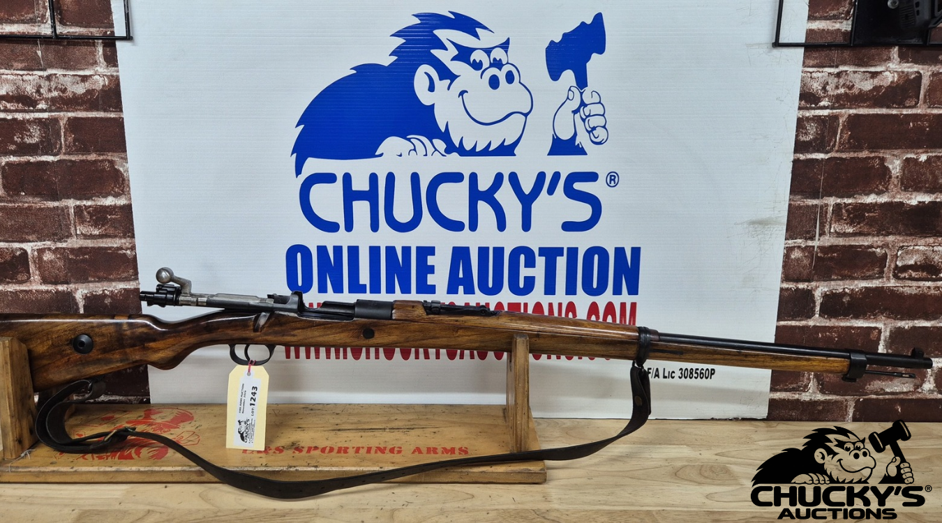 Register Asda LOT 1243 ASDA 1938 TURKISH MAUSER 7.92X57 GD648 - chuckysauctions.com