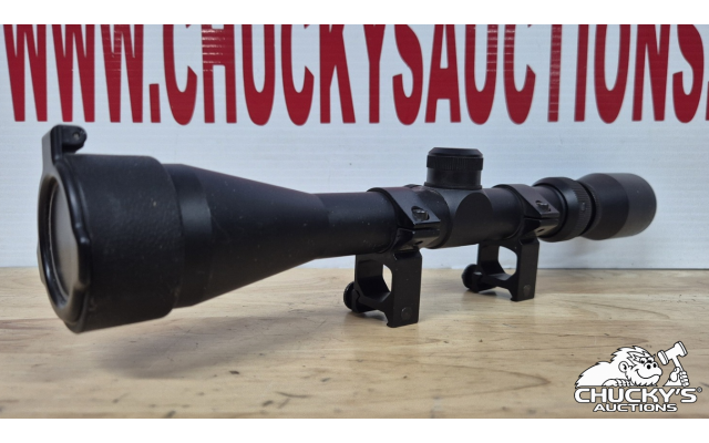 LOT 1249 3-9X40 SCOPE WITH RINGS