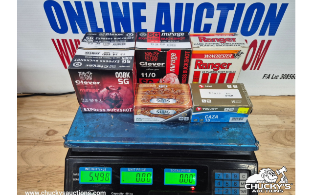 LOT 1264 ASSORTED 12 GA AMMO HUNTING