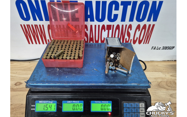 LOT 1266 ASSORTED 357 AMMO APPROX 1.541 KG