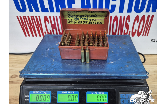 LOT 1269 ASSORTED 22-250 AMMO